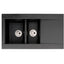 Abode ASPEKT 150 Granite Sink Black