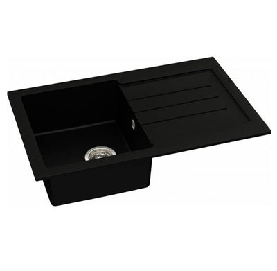 Abode XCITE 1.0 Bowl Granite Sink Black
