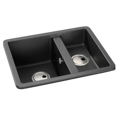 Abode MATRIX SQGR15 1.5 Bowl Granite Sink Black