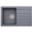 Abode XCITE 1.0 Bowl Granite Sink Grey