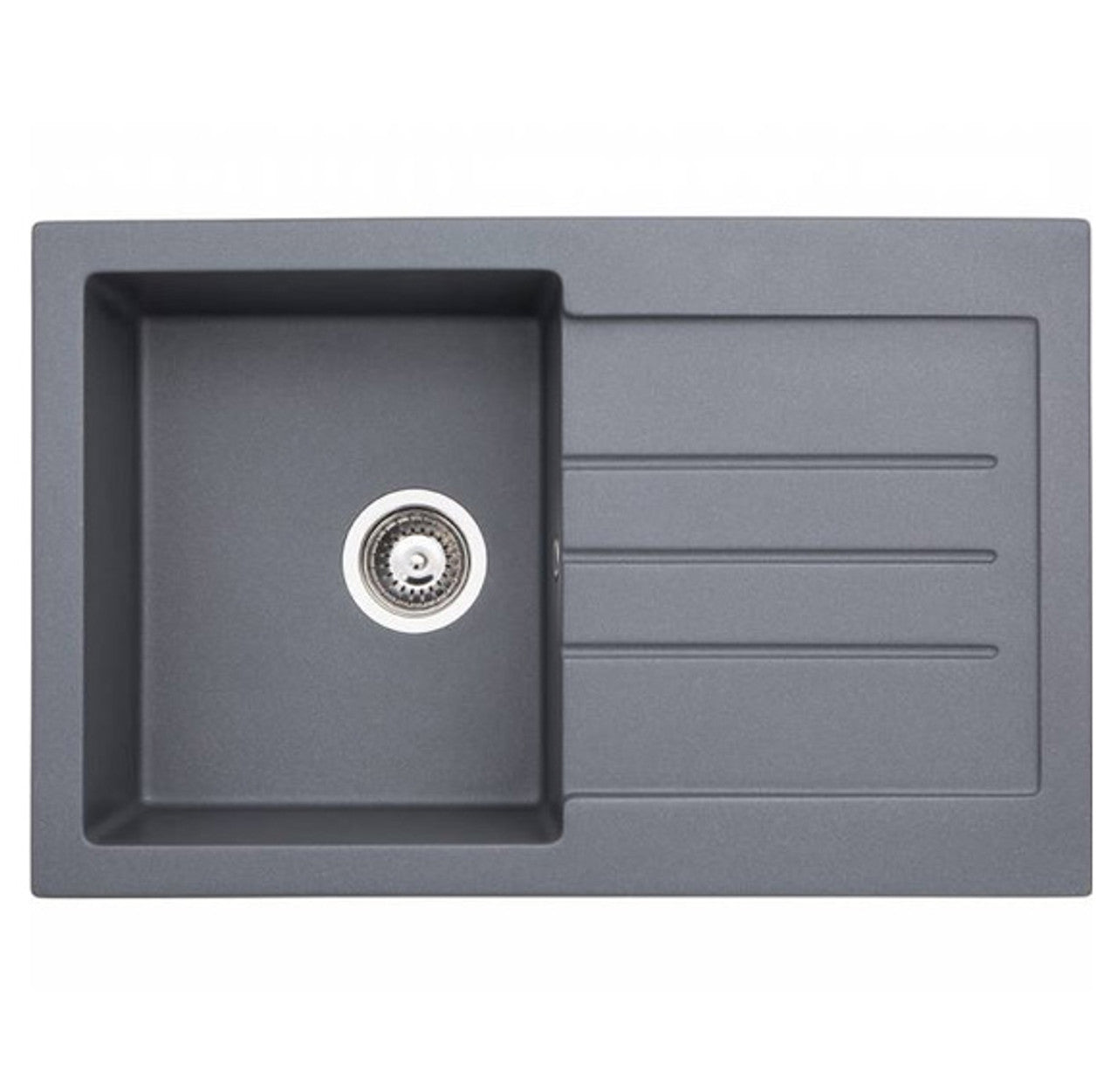 Abode XCITE 1.0 Bowl Granite Sink Grey