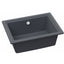 Abode Denton 1.0 Bowl Granite Sink Black