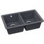 Abode MATRIX SQGR15 2.0 Bowl Granite Sink Black