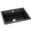Abode MATRIX SQGR15 1.0 Bowl Granite Sink Large Bowl Black