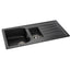 Abode ORIEL 1.5 Bowl Inset Granite Sink Black
