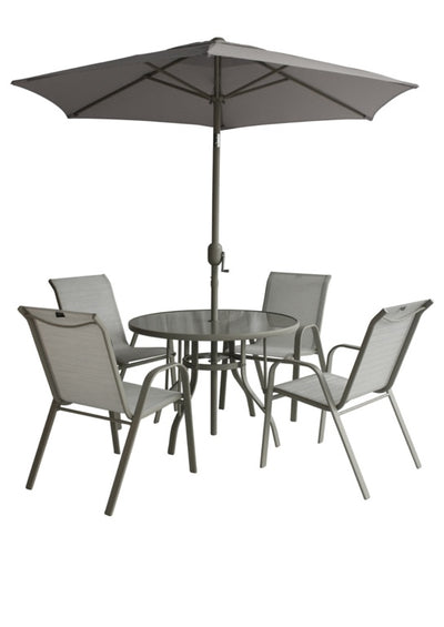 Pagoda Capri 4 Seat Dining Set