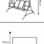 Pagoda Sienna 3 Seat Steel Hammock