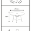 Pagoda Amalfi Round Dining Set 6 Seat