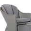Pagoda Corfu Rattan Companion Set 2 x Chairs. 1 x Table, 2 x Foot Stools