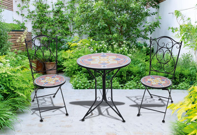 Pagoda Ceramic Bistro Set Spiro