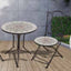 Pagoda Ceramic Bistro Set Sage