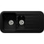 Abode Dune 1.5 Bowl Granite Sink with drainer Black