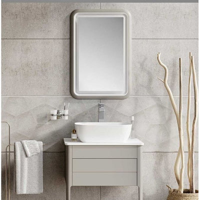 Sarah 550mm LED Mirror in French Grey