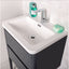Sarah 600mm Vanity Unit with Integrated Basin in Slate Grey