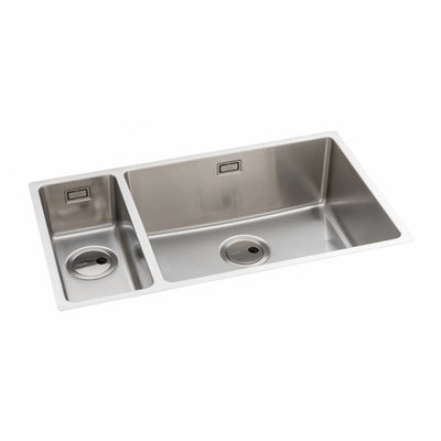 Abode Matrix R15 1.5 Bowl Large Undermount Steel Sink LH or RH