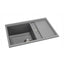 Abode Synchronist Compact 1.25 Bowl Kitchen Sink with Drainer Grey