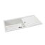 Abode Synchronist Large 1.25 Bowl Kitchen Sink with Drainer White
