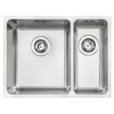 Abode Matrix R25 Medium Inset / Undermount 1.5 Bowl Sink LH or RH