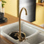 Abode Burford Monobloc Mixer Tap - Antique Brass AT2172