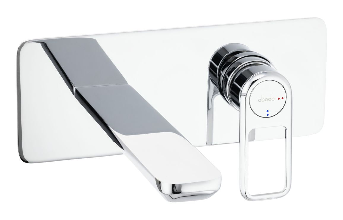 Abode Levarto Wall Mounted Basin/Bath Mixer - Chrome AB2811