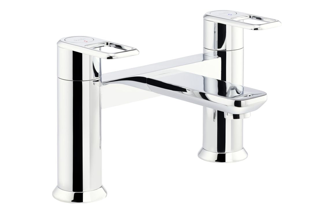 Abode Levarto Deck Mounted Bath Filler - Chrome AB2812