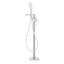 Abode Levarto Floor Standing Bath Shower Mixer - Chrome AB2814