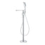 Abode Levarto Floor Standing Bath Shower Mixer - Chrome AB2814
