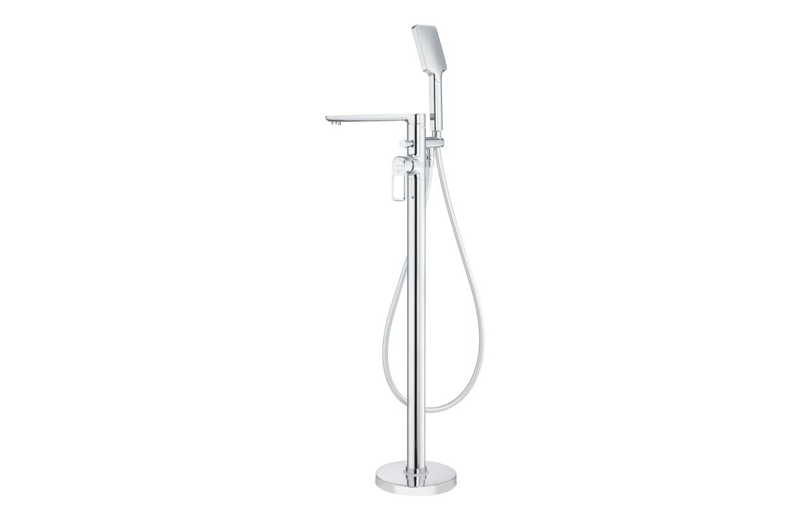 Abode Levarto Floor Standing Bath Shower Mixer - Chrome AB2814