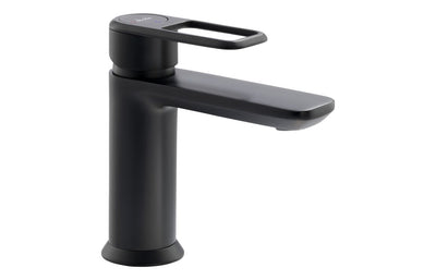 Abode Levarto Basin Mixer - Matt Black AB2860