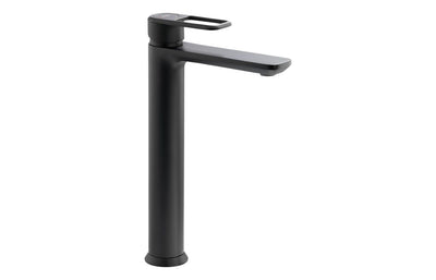 Abode Levarto Tall Basin Mixer - Matt Black AB2861