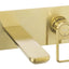 Abode Levarto Wall Mounted Basin/Bath Mixer - Brushed Brass AB2872