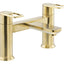 Abode Levarto Deck Mounted Bath Filler - Brushed Brass AB2873
