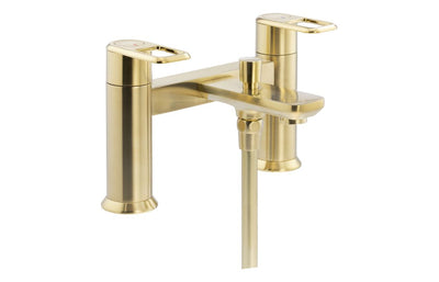 Abode Levarto Deck Mounted Bath Shower Mixer - Brushed Brass AB2874