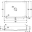 Abode Iox 500x350mm Tablet Steel Brass Basin