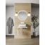 Abode Levarto Wall Mounted Basin/Bath Mixer - Matt White & Brass AB2791
