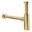 Abode Tableau/Iox Shelf & Tablet Basin Set - Chalk White Brushed Brass Bowl