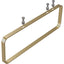 Abode Tableau/Iox Shelf & Tablet Basin Set - Chalk White Brushed Brass Bowl