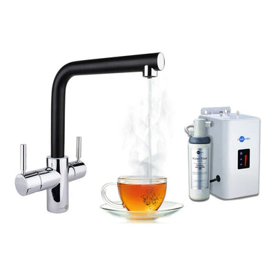 InSinkErator 3N1 L Shape Tap, Neo Tank & Filter Pack - Black