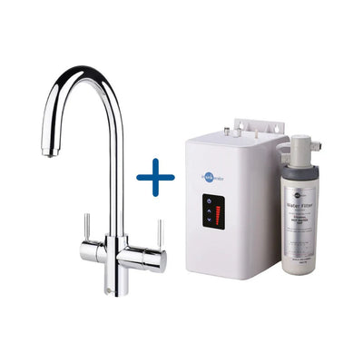 InSinkErator 3N1 J Shape Tap, Neo Tank & Filter Pack - Chrome