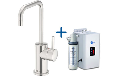 InSinkErator FH3020 Hot Water Tap & Neo Tank - Brushed Steel AIS418