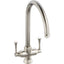 Abode Gosford Monobloc Mixer Tap - Brushed Nickel  AT1020