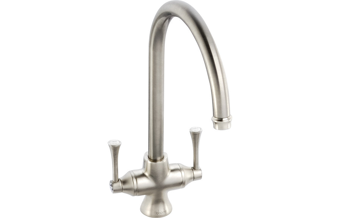 Abode Gosford Monobloc Mixer Tap - Brushed Nickel  AT1020