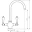 Abode Ludlow Monobloc Mixer Tap - Antique Brass AT1028