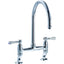 Abode Ludlow Bridge Mixer Tap - Chrome AT1029