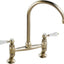 Abode Ludlow Bridge Mixer Tap - Antique Brass AT1031