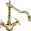 Abode Melford Monobloc Mixer Tap - Antique Brass AT1043