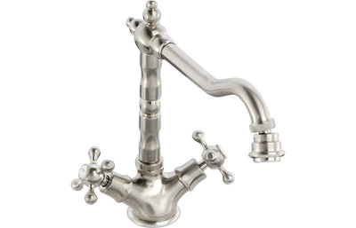 Abode Melford Monobloc Mixer Tap - Brushed Nickel AT1044