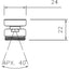 Abode Revolve Aerator Adaptor - Chrome AT1060