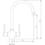 Abode Nexa Monobloc Mixer Tap - Brushed Nickel AT1223