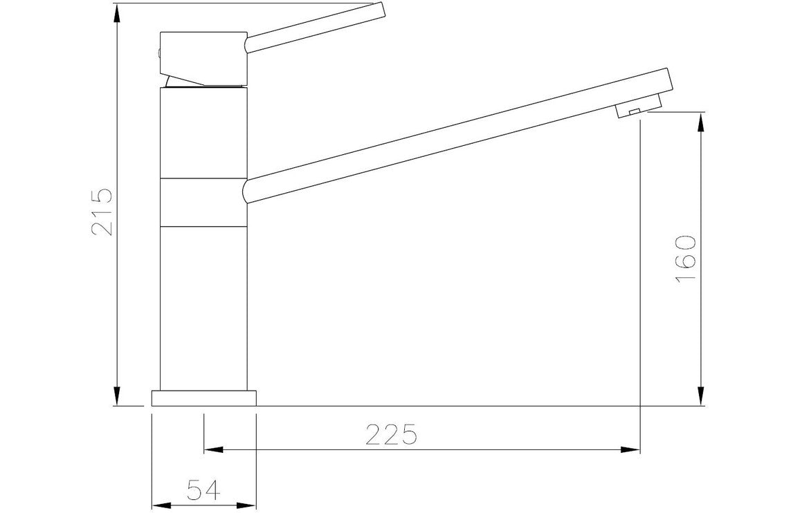 Abode Specto Single Lever Mixer Tap - Chrome AT1224